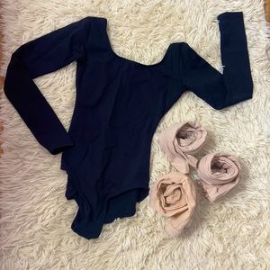 Long Sleeve Ballerina Leotard & 3 tights